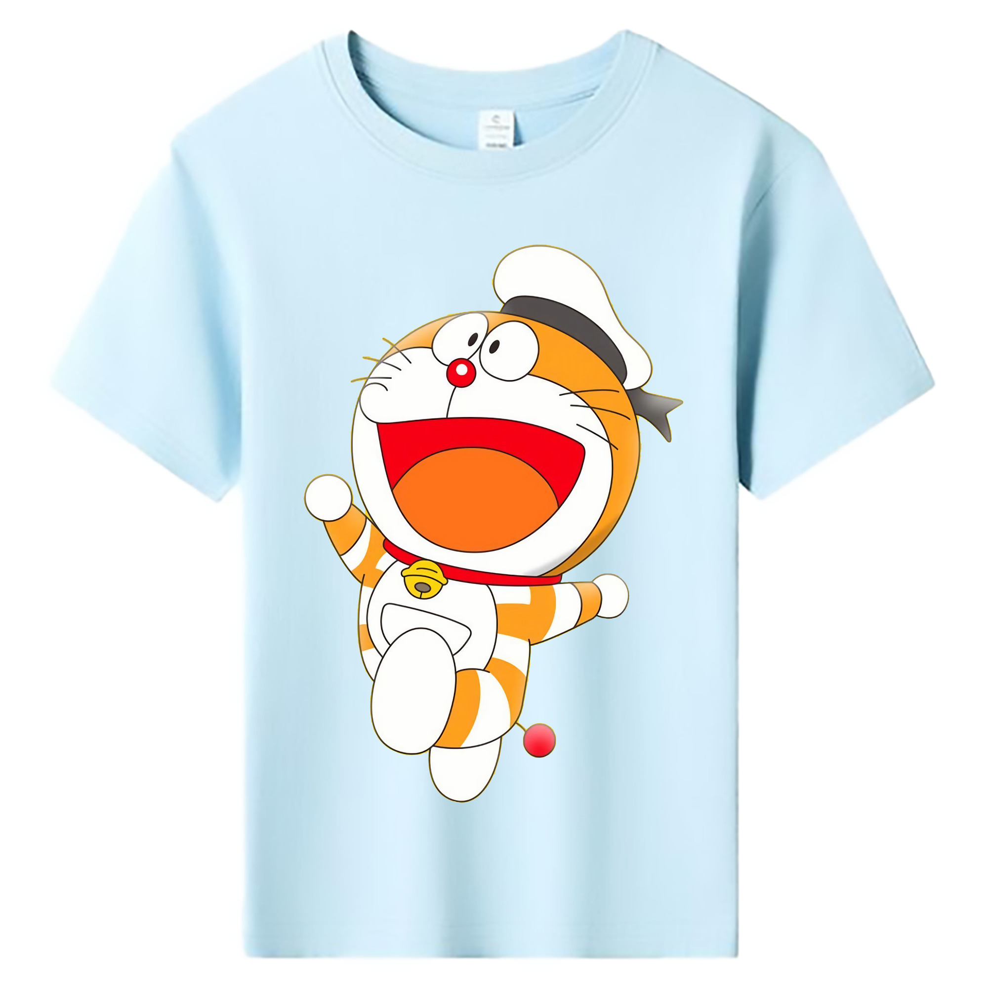 （画像用） ドラえもん Doraemon 綿100％キッズTシャツ（フロントプリント）